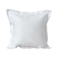 Ornamental pillow cases white panama hotel quality 40/40...