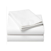 Plain Hotel bed sheet white panama 240/280 white