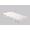 Hotel topper in syntetic 180/200 white polyester white 90x190 cm