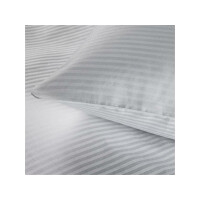 Copripiumino albergo a righe 4 mm Offerta bianco bianco 135x200 cm