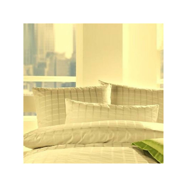 Hotel Pillow cases damask square design 40/40 white champagner 40x40 cm