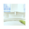 Copripiumino albergo damascato quadretti bianco bianco 50x80 cm