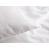 Hotel Duvet covers damask 20 mm stripes white white 50x80 cm