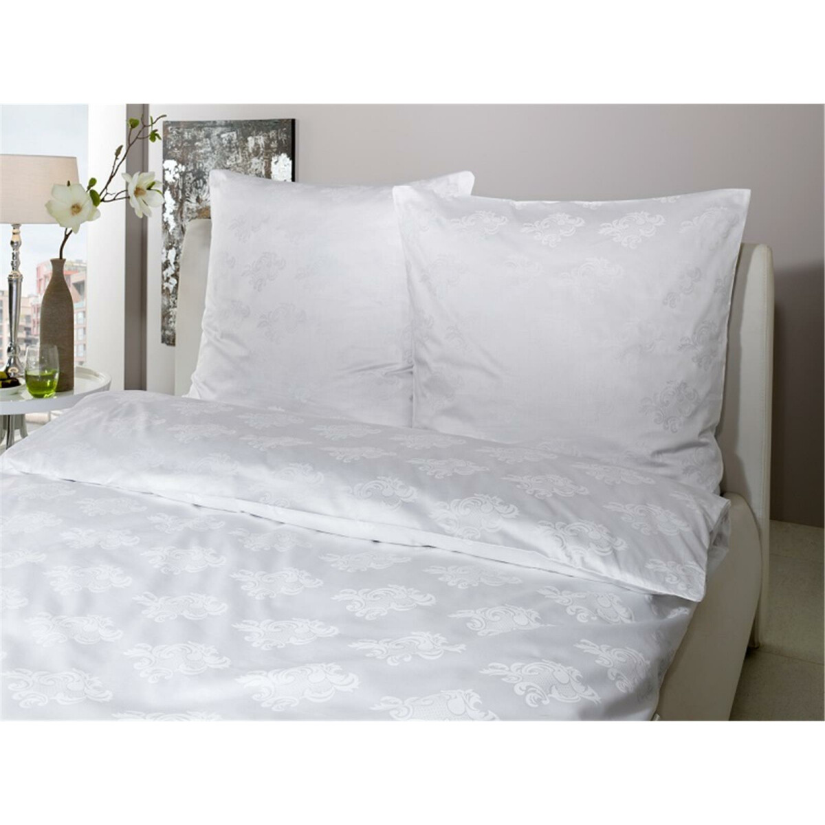Hotel Duvet covers jacquard design Danubio white white 60x80 cm Mus, 8,90