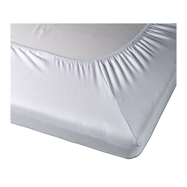 Hotel bed sheets double jersey 180/200 white white 90x200 cm