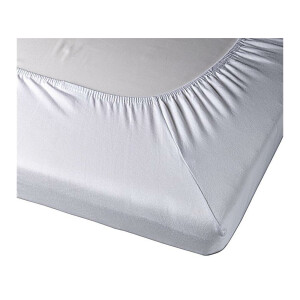 Hotel bed sheets double jersey 180/200 white white 160x200 cm