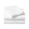 Plain Hotel bed sheet white panama 240/280 white white 150x280 cm