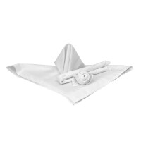 Hotel napkin VENICE Atlas  white 50/50 cm