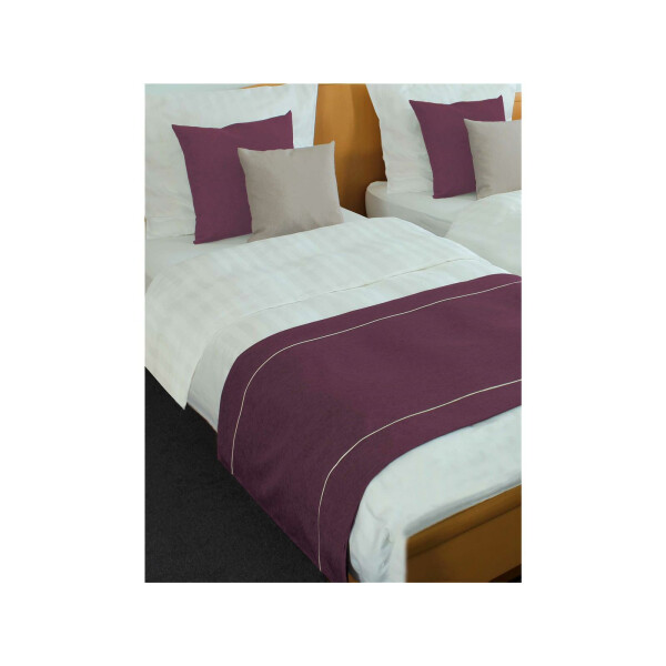 Bed runner MAILAND Berry 40 x 40 cm