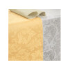 Tablecloth finest cotton full twist with floral Jacquard Champagne 85x85 cm