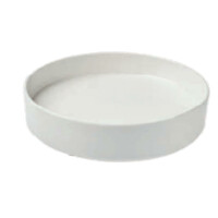 White melamine top with straight edges