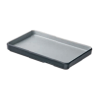 Linea Tenerife - Two-tone gray melamine tray Two tone gray 19x12,3x2 cm