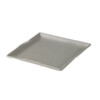 Light gray melamine tray Square tray in light gray melamine-17 x 7 x 1.8 cm