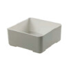 Stackable melamine containers Stackable square melamine container Ø15x15x6 cm