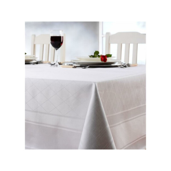 Hotel Table cloth Diagonal 100/100 white white Napkin diagonal white 50x50 cm