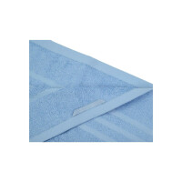 Asciugamani UNI COLOR azzurro-colomba Asciugamano 50/100 cm