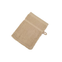 Asciugamani UNI COLOR cappuccino Guanto da lavaggio 16/21 cm
