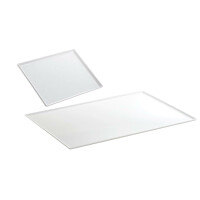 Snow Line - white square and rectangular melamine tray