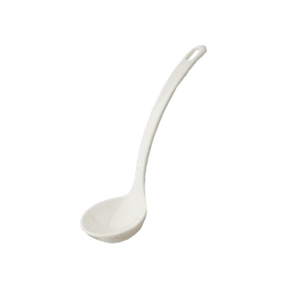 White melamine ladle 26,5 cm