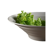 White melamine Maxi salad bowls