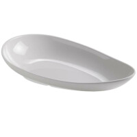 Oval plate in melamine 33,5x20x6h cm