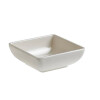 Square melamine finger food bowl 7,5x7,5x2,7 cm wihte