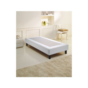 Hotel box bed pocket spring core Tecno leather fireproof "Box Spring" ecru 90x190 cm From 1 piece to 9