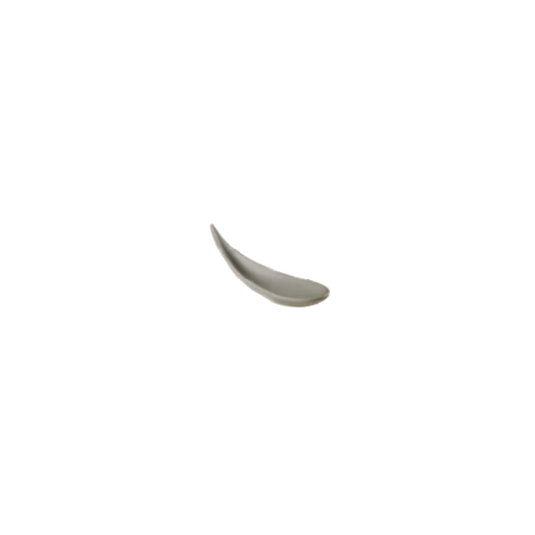 Ovaler Schälchen aus hellgrauem Melamin cm.15,3 X 4,7 x 5 h
