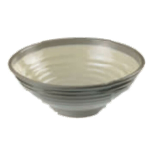 Ramen bowl in gray melamine Ø22.8x8.3 cm