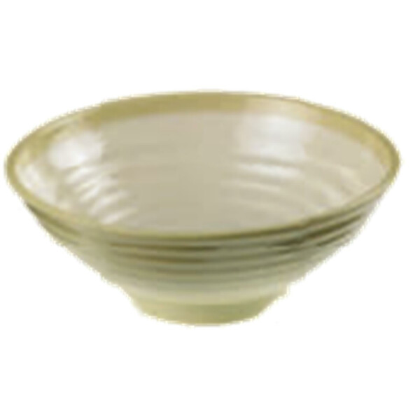 Ramen bowl in yellow melamine Ø22.8x8.3 cm