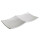 Two-compartment plate in white melamine 29x14,5x3 cm
